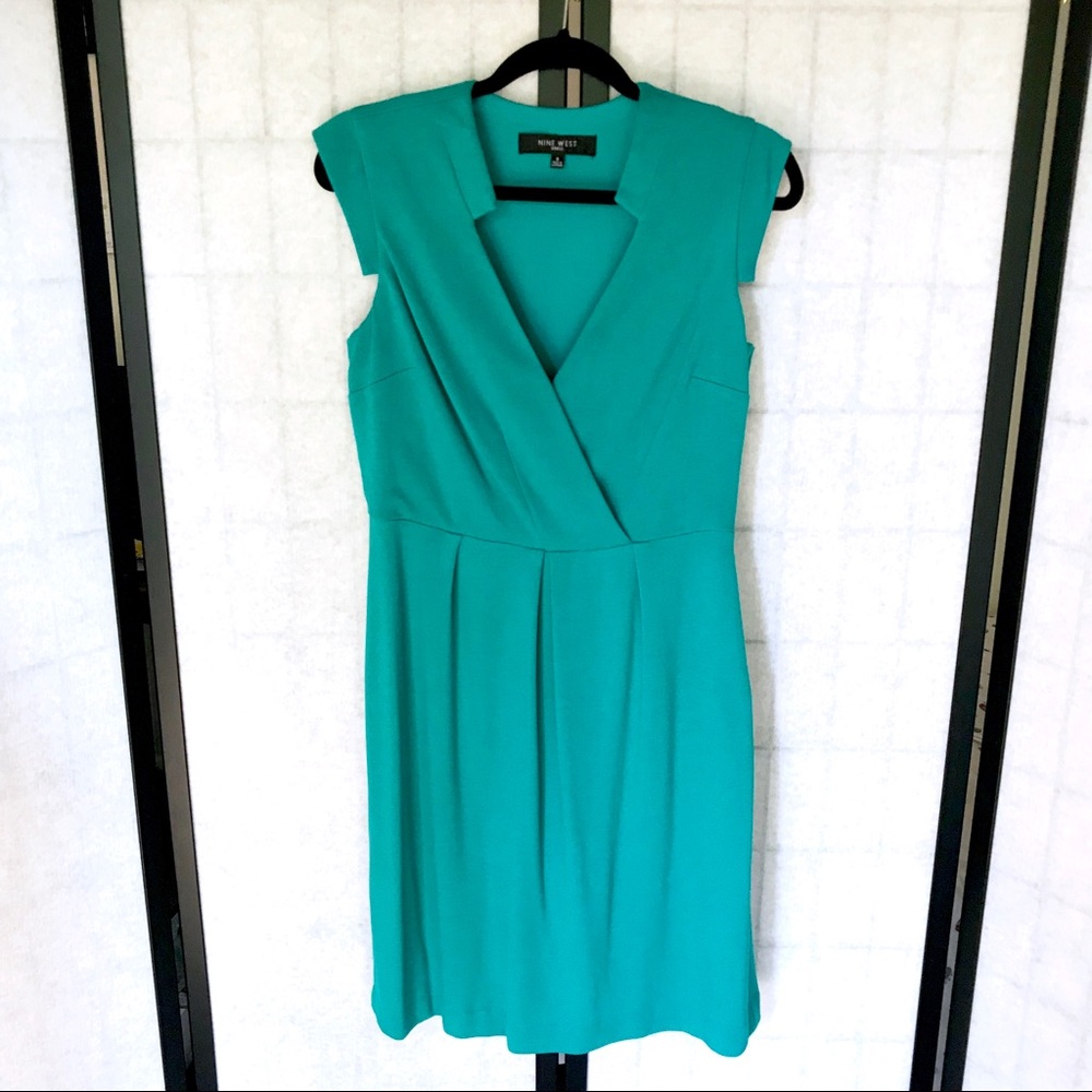 Nine West Aqua Dress size 8